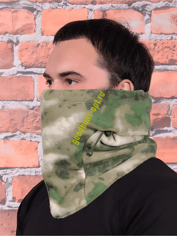 Тактическая зимняя балаклава флисовая Мох