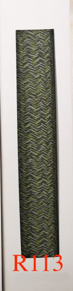 Пуф-столик плетеный с подушкой Tagliamento Pouf, зеленый, светло-серый