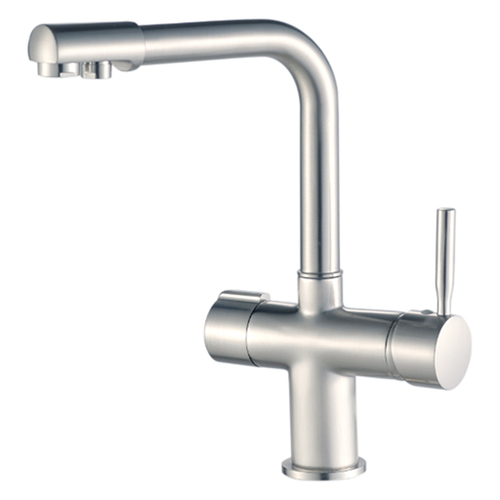 Смеситель для кухни 35к HB70088-5 HAIBA с вых. для питьевого фильтра б/отв п/гайку НЕРЖ