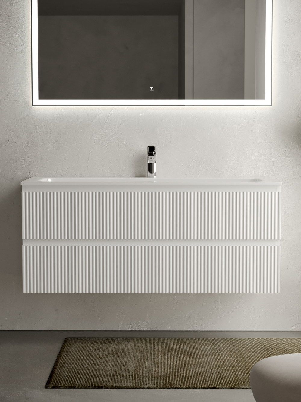 Тумба с раковиной Sancos Snob R 120 см SNR120W bianco