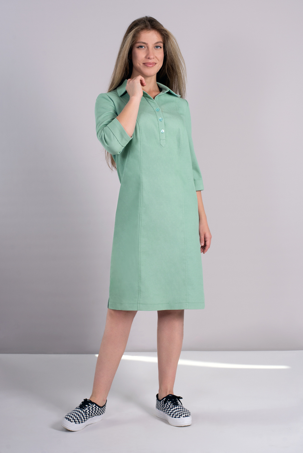 Платье женское 3765АП, мятный #320Мят053765АП