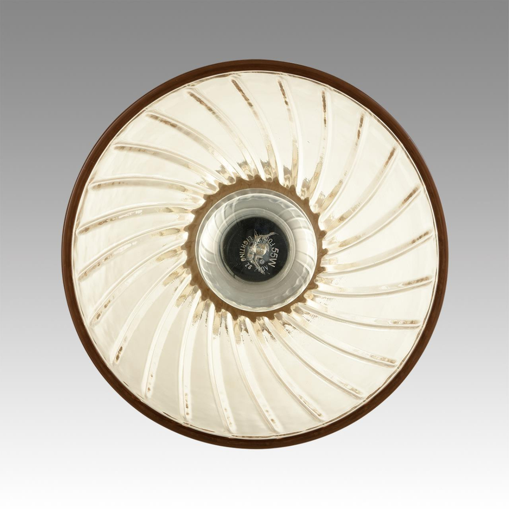 8051/1A SUSPENTIONI LN26 393 дерево/амбер металл/стекло Подвесной светильник E27 1*60W 220V MIRABELA