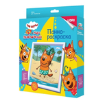 3D Art Панно-раскраска 15*15см Три кота "Компот" (Lori)