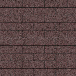 Тротуарная плитка ПРЯМОУГОЛЬНИК 300х100 мм - Гранит+ Красный с черным