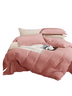 Наволочка комплект 2шт Simple House "Амарант" 50x70 см, ткань полисатин (жатка)