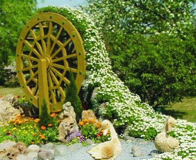 Цветочница Мельничное колесо