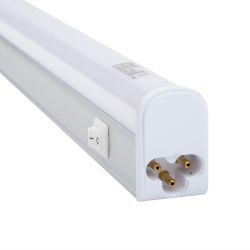 ULI-L02-14W-4200K-SL Линейный светильник LED аналог Т5. 1100Lm. 4200К. выключатель на корпусе. Цвет корпуса серебристый