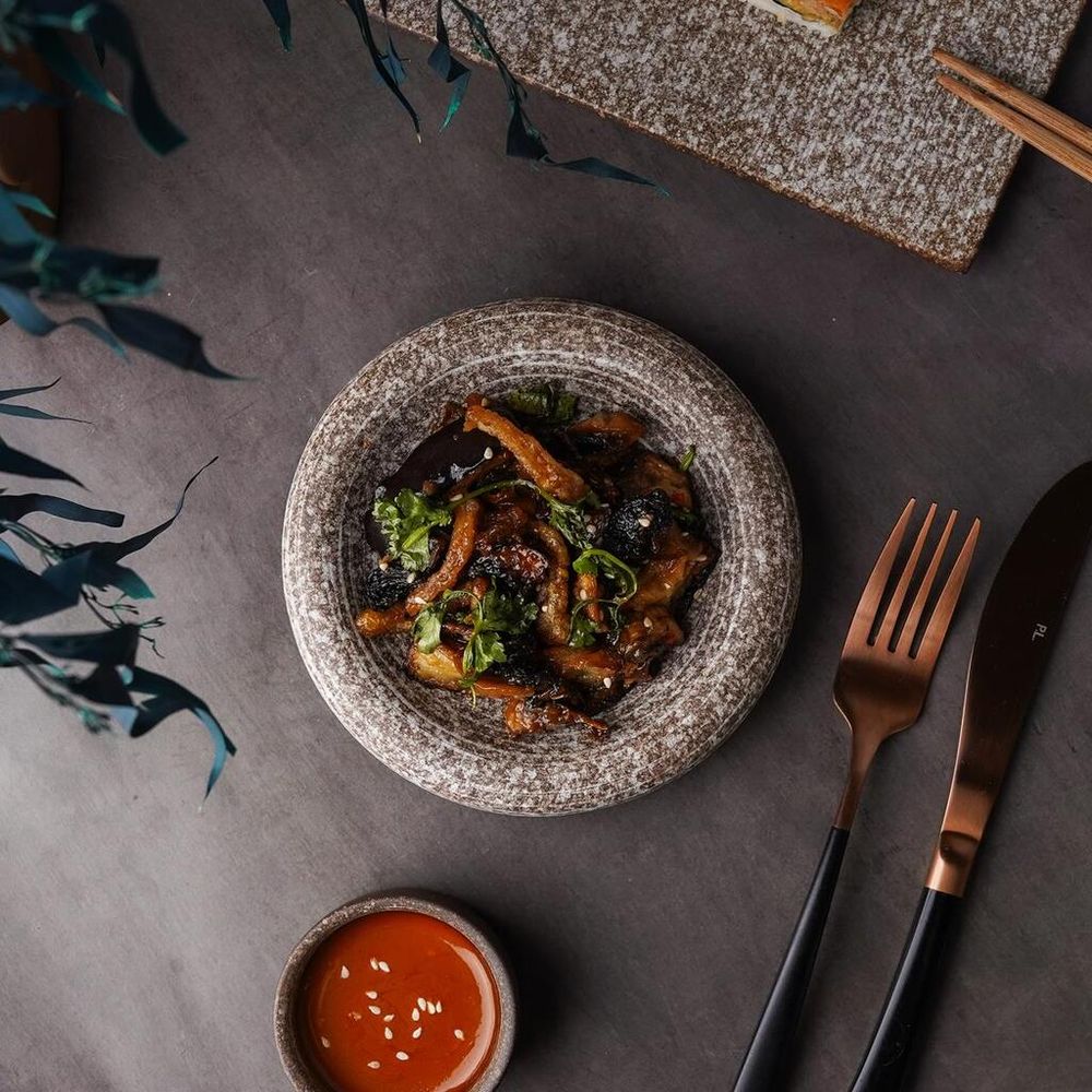 Блюдо круглое d 15 см h3,5 см Brown Untouched Taiga P.L. Proff Cuisine [1]