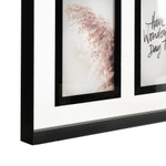 Рамка для фотографий pleasant moments, 24х49 см, белая/черная