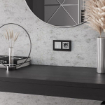 Умный cенсорный выключатель одноклавишный (серебряный)