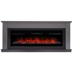 Каминокомплект:Очаг Electrolux Infinity EFP/P-1600ULS, портал Canto Long графит, черный