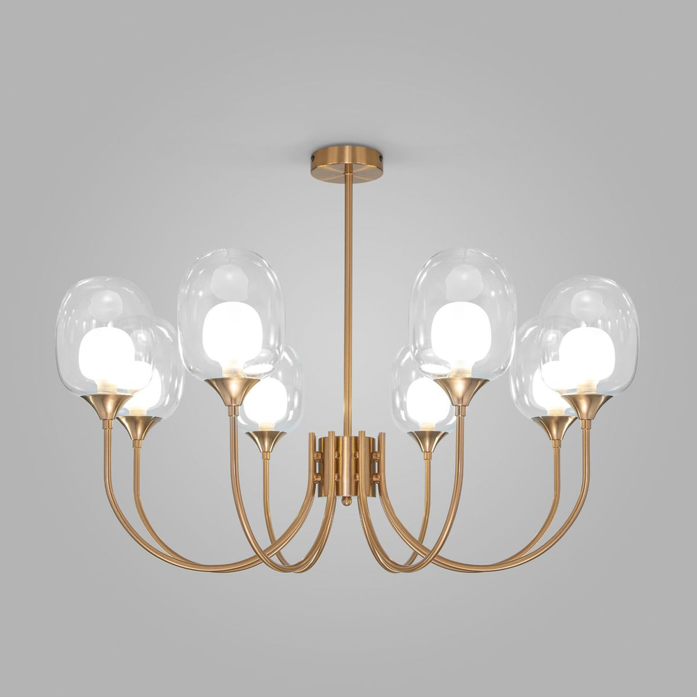 Подвесная люстра Eurosvet Spritz 70217/8 латунь