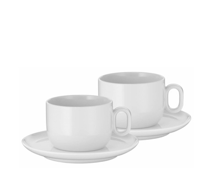WMF Набор из 2 чашек Barista 160 мл с блюдцем для капучино