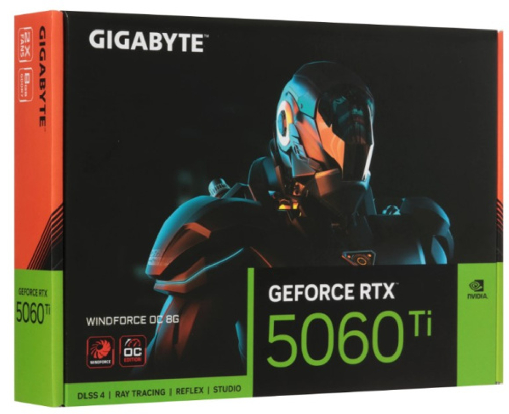 Видеокарта GIGABYTE GeForce RTX 5060 TI WINDFORCE 2 (GV-N506TWF2-8GD)