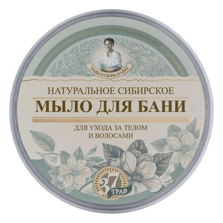 Рецепты Бабушки Агафьи Мыло для бани Травы и сборы, Чёрное мыло Агафьи, 500 мл