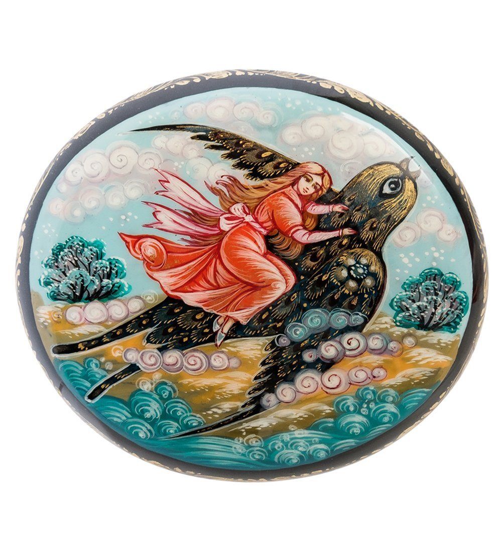 Народные промыслы ШК-45/49 Шкатулка «Дюймовочка» исп. Орлова