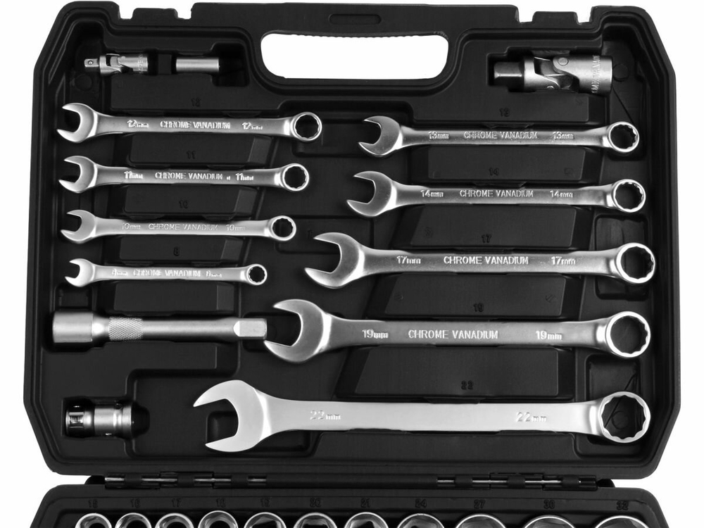 Набор инструментов 1/4", 1/2" 6 граней 82 предмета TREK (TR22082)