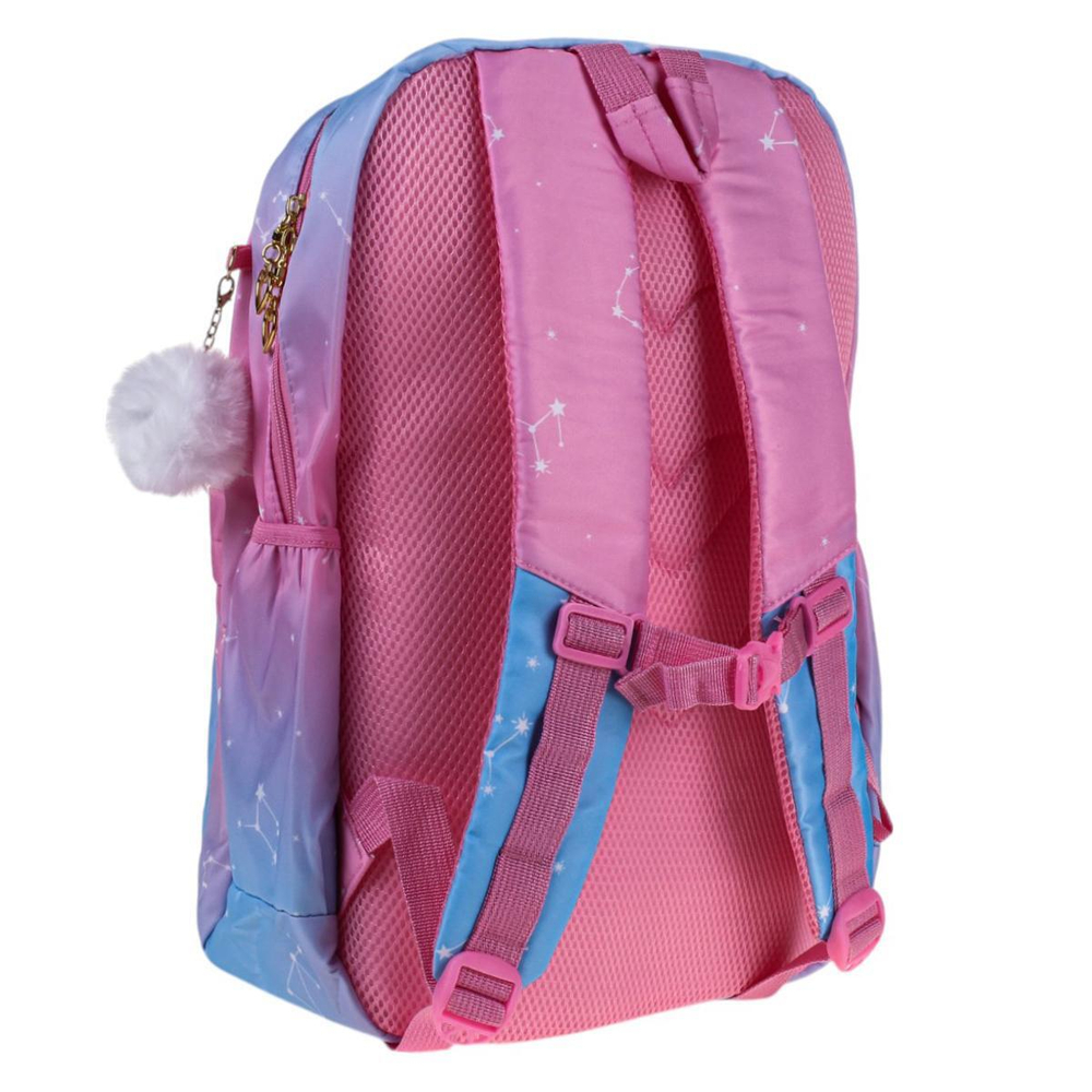 Рюкзак молодежный,44*32*12см, "Пастель", с брелоком, 2отделения, карман+боковые карманы, уплотненн.