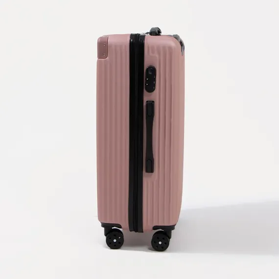 Чемодан большой 26&quot;, кодовый замок, цвет розовый