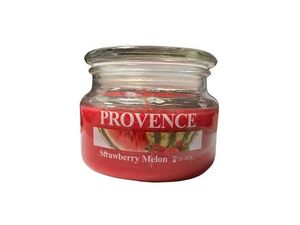 PROVENCE СВЕЧА В СТЕКЛЯННОЙ БАНОЧКЕ С КРЫШКОЙ АРБУЗ КЛУБНИКА; 35-45ЧАС