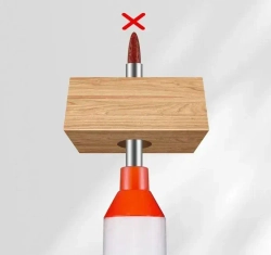 Маркер строительный разметочный с длинным наконечником двухсторонний 3 шт (черный, красный, синий)