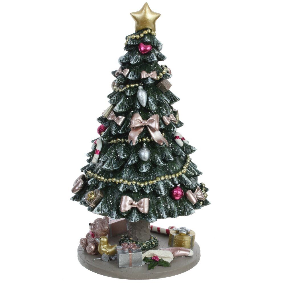 GAEM Фигурка декоративная "Ёлочка" (движение, музыка), L12 W12 H22 см