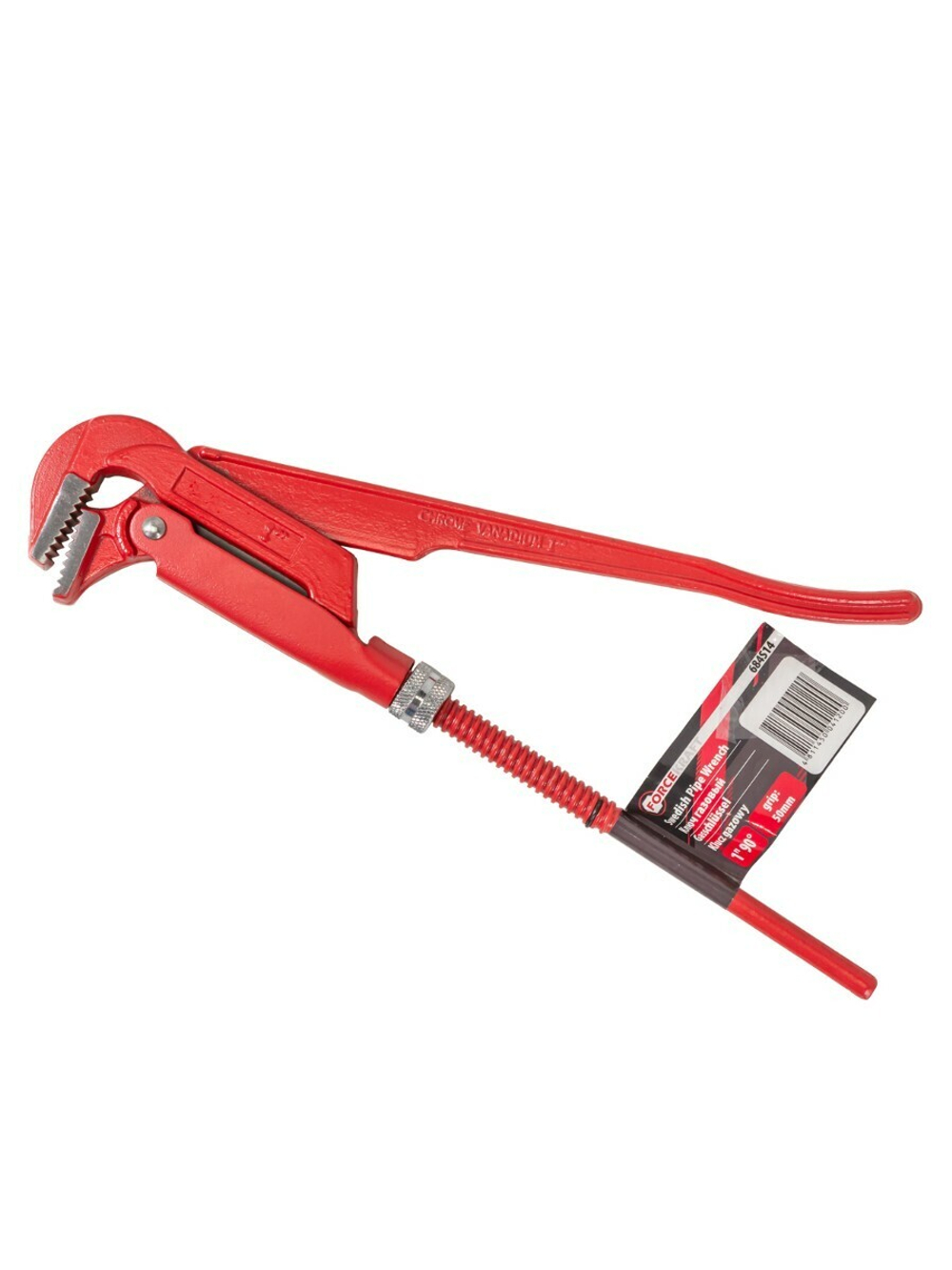 Ключ газовый 1''90° (захват: 50мм) FORCEKRAFT FK-684S14