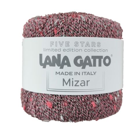 Пряжа Lana Gatto Mizar 9303 розовые брызги