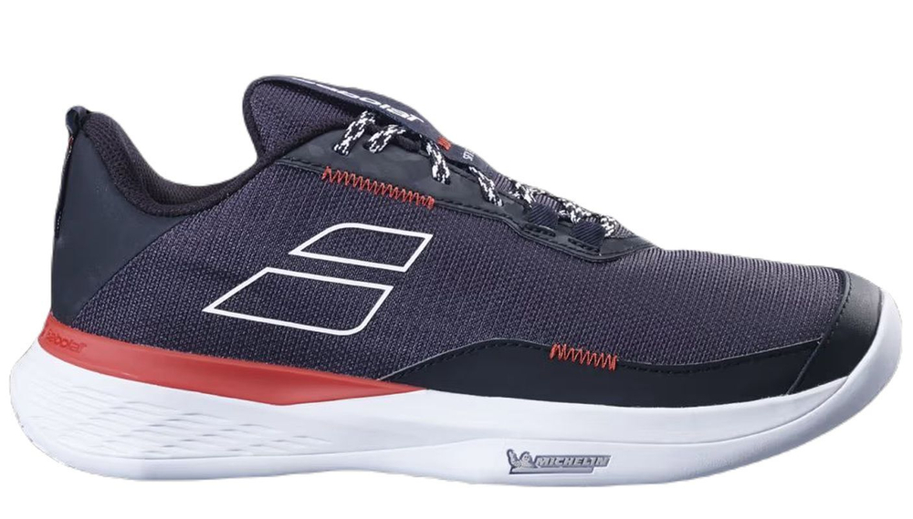 Теннисные кроссовки Babolat SFX Evo Clay - black/fiesta red