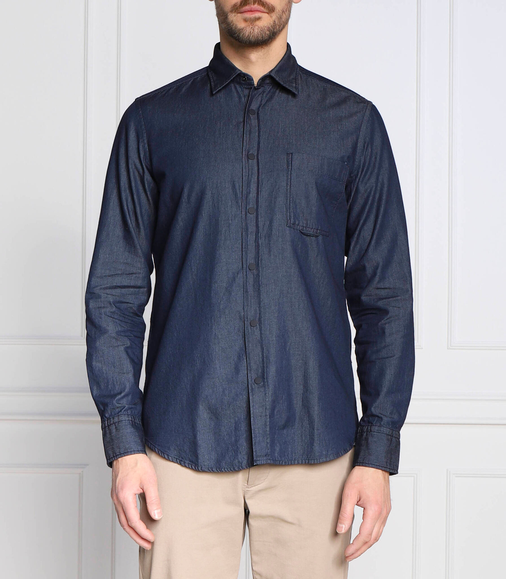 рубашка riou_1 BOSS ORANGE - темно-синий(50483535)