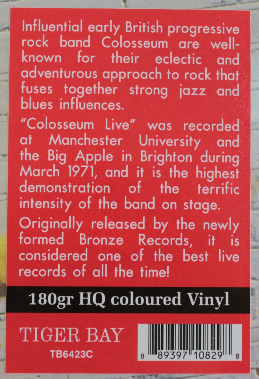 Colosseum / Live (Coloured Vinyl)(2LP)