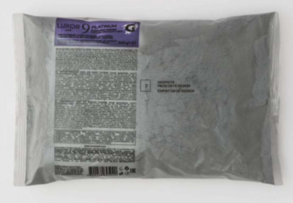 Обесцвечивающая пудра для волос PLATINUM LUXOR PROFESSIONAL LUXBLONDЕ 500g