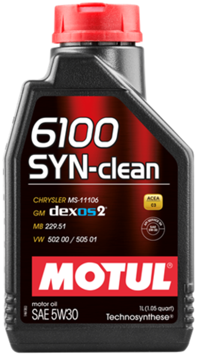 MOTUL 6100 SYN-CLEAN 5W30 (1л) VN Technosynthese моторное масло
