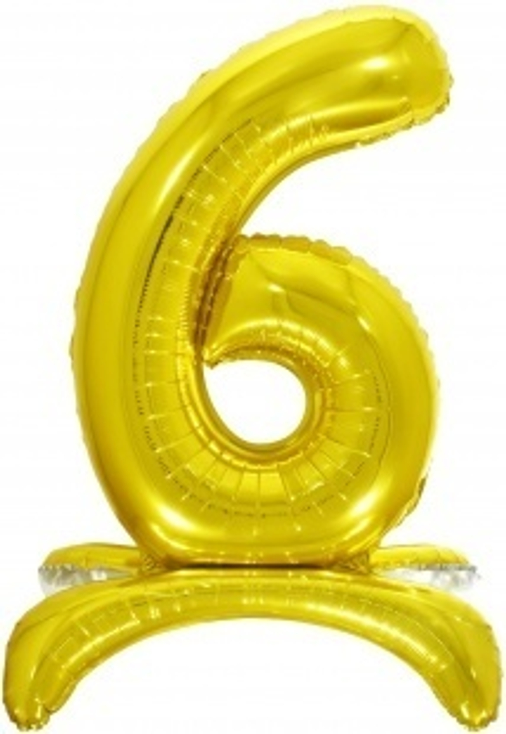 К Цифра 6 на подставке Золото 32''/81 см.