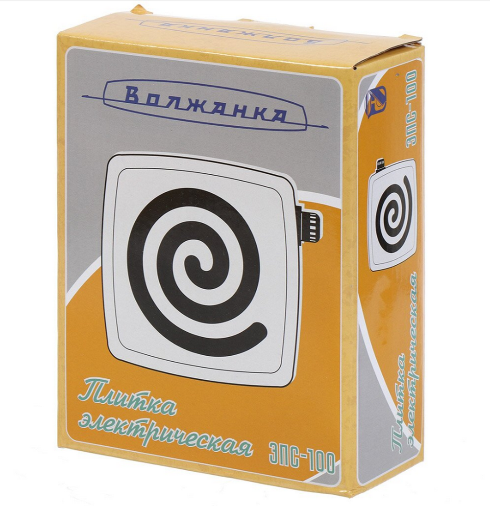 Настольная плитка электрическая Волжанка ЭПС-100 (1-к.)