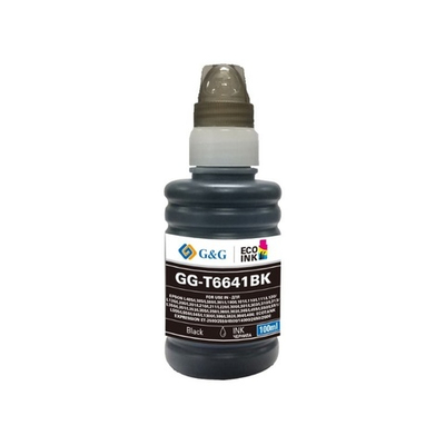 Чернила G&G, аналог Epson C13T66414A №664 черный 100 ml