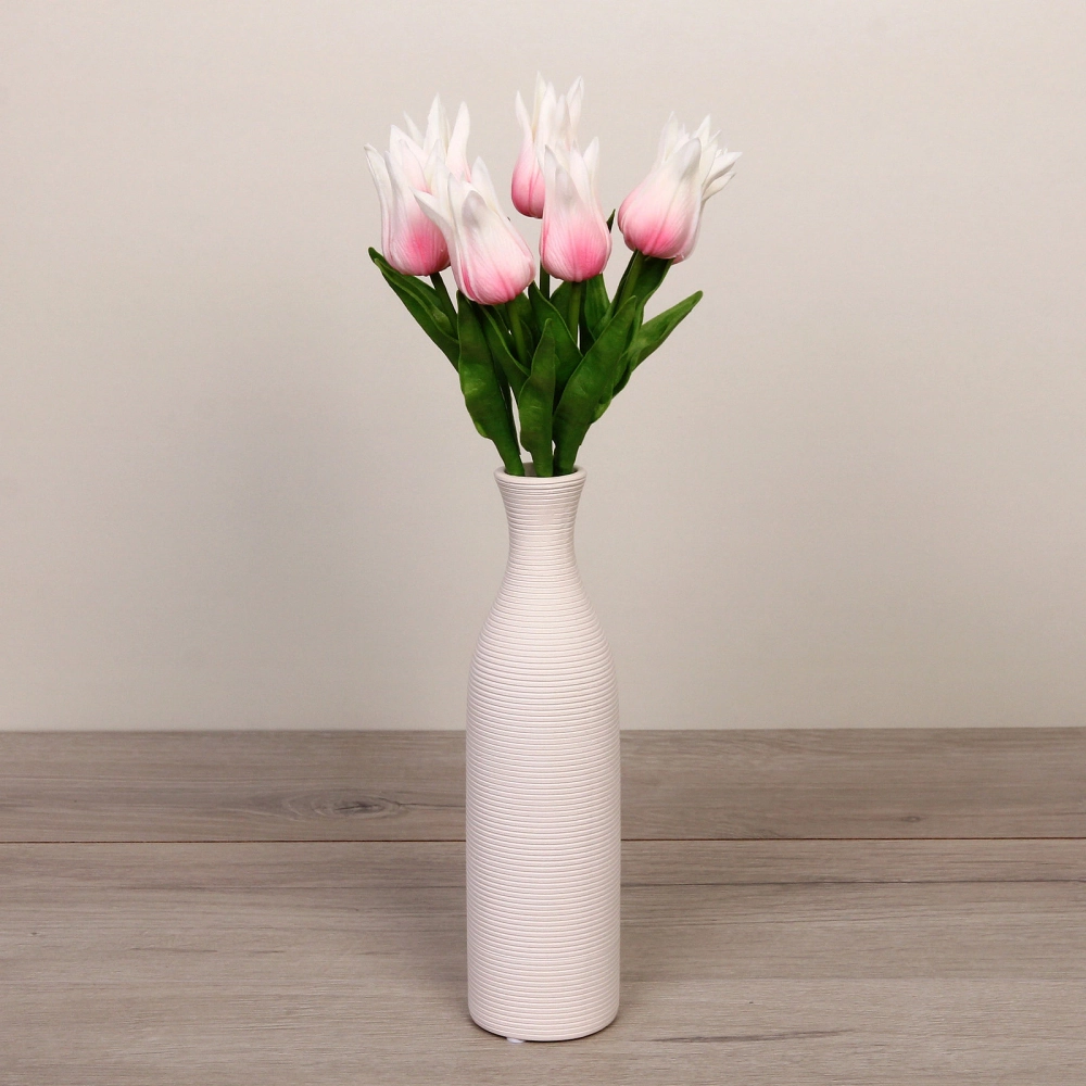 Цветы искусственные «Natur» 37см Тюльпаны 7шт розовые