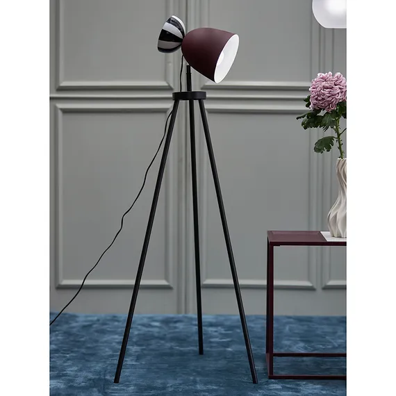 Торшер Anniken, Ø37х145 см, черный/белый/сливовый