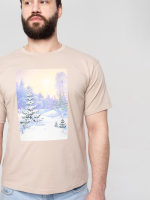 Футболка мужская Mjölk х Зарубин Зимняя сказка