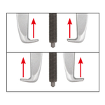 KING TONY (7962B-08) Съемник подшипников 2-х захватный 190 мм