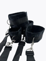 БДСМ набор для кровати, бандаж для фиксации рук и ног.