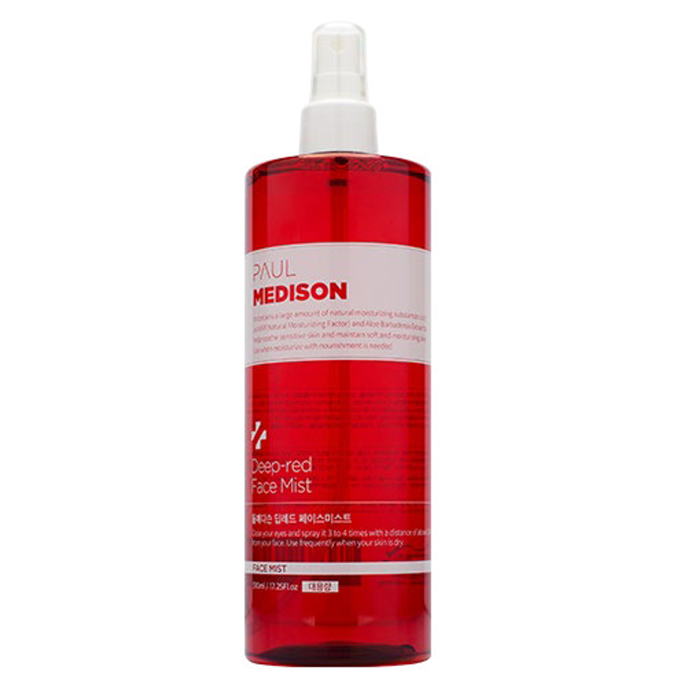Увлажняющий тоник-мист для лица с алоэ Paul Medison Deep-Red Face Mist 510мл