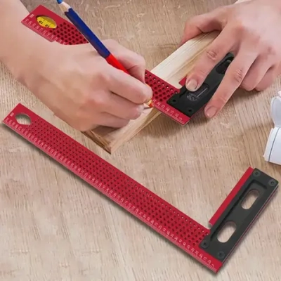 FNICEL Линейка/угольник 300мм, Алюминий