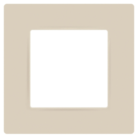 Рамка для розеток и выключателей ЭРА Серия 12 12-5201-02 на 1 пост, Классик, слоновая кость