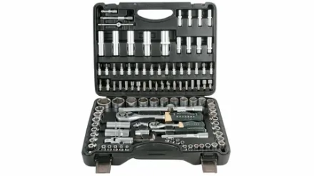 Набор торцевых головок и вставок RF-41082-5: 1/2" & 1/4"DR 6-гранных 108пр. ROCKFORCE