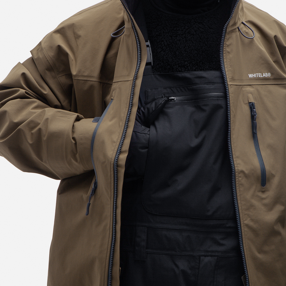 Горнолыжная куртка WHITELAB Jacket IDCLIP-SHELL 3L Olive