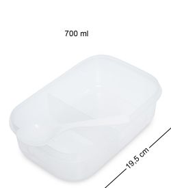 GAEM Home HM-01/30-B Ланч-бокс 1000 мл с ложкой