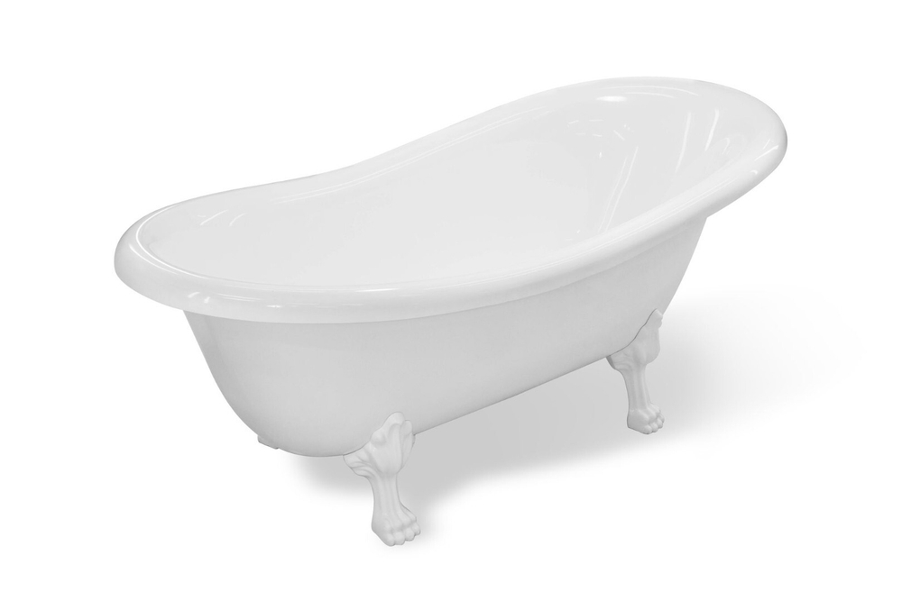 Ванна из литьевого мрамора Эстет Марсель 160х80 белая, ФР-00011772