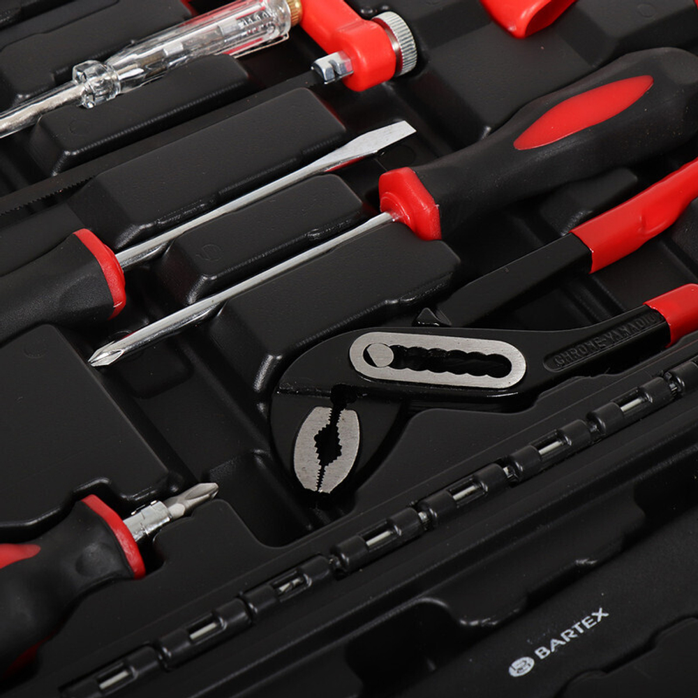 Набор слесарных инструментов Bartex, 6-гранные, кейс, 15 пр, шт