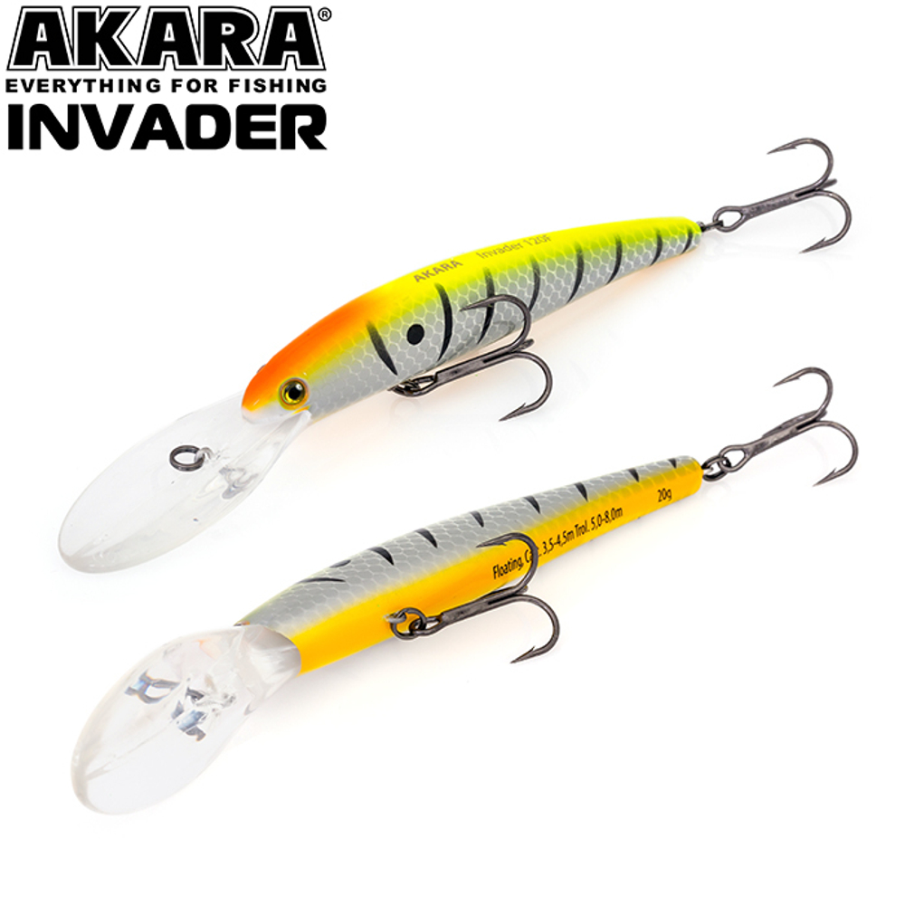 Воблер Akara Invader 120F 20 гр. (5/7 oz 4,7 in) A6